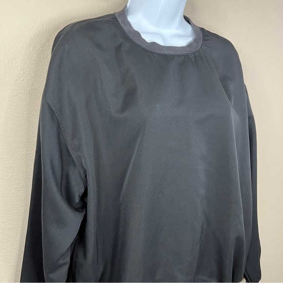 Vintage Guess Golf Black Sweatshirt Sateen Outer Long Sleeve Pullover Athletic - Picture 5 of 9